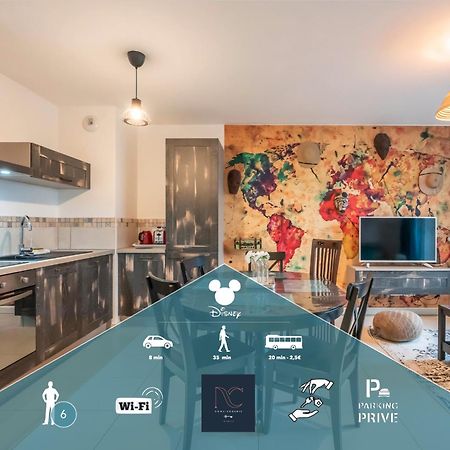 *Disneyland-Paris* 6Pers, Netflix, Wifi, Parking Монтеврен Екстериор снимка